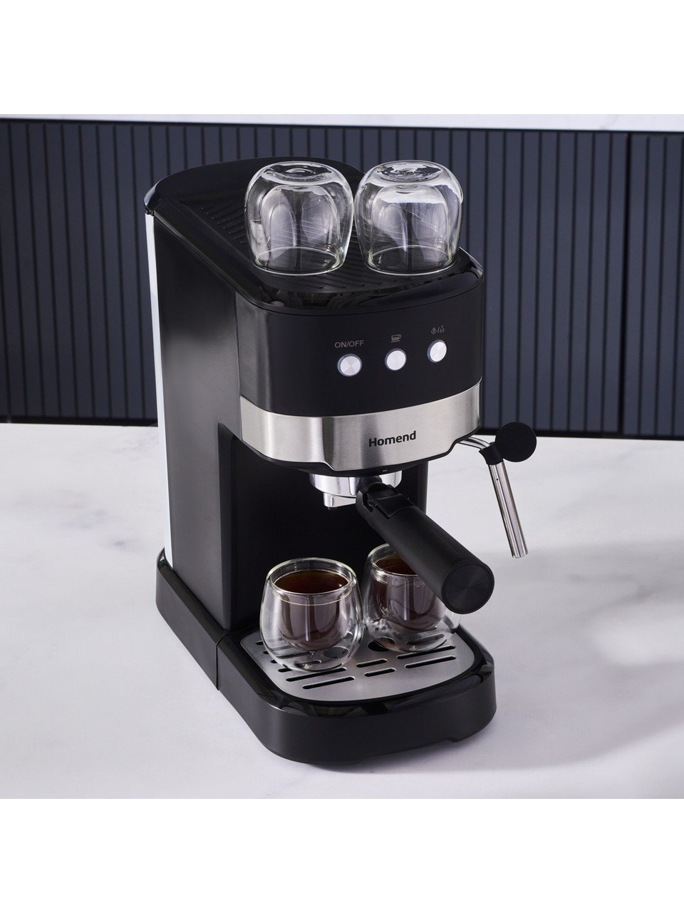 Homend Coffeebreak 5011H Süt Köpürtücülü, 15 Bar Basınçlı Espresso Makinesi 1100W 1,2L - Görsel 4