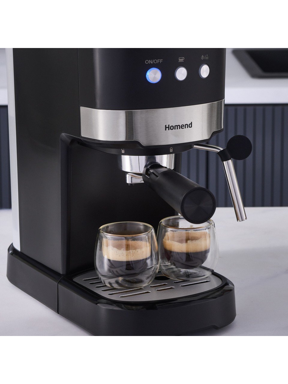 Homend Coffeebreak 5011H Süt Köpürtücülü, 15 Bar Basınçlı Espresso Makinesi 1100W 1,2L - Görsel 5