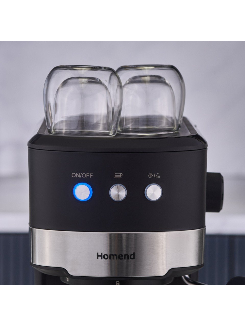 Homend Coffeebreak 5011H Süt Köpürtücülü, 15 Bar Basınçlı Espresso Makinesi 1100W 1,2L - Görsel 9